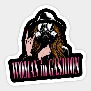 Woman in Fashion or Gashion? Sticker